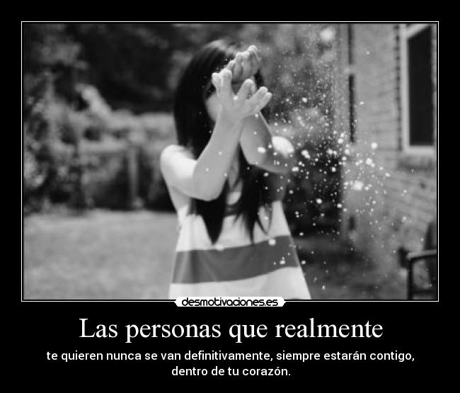 Las personas que realmente - 