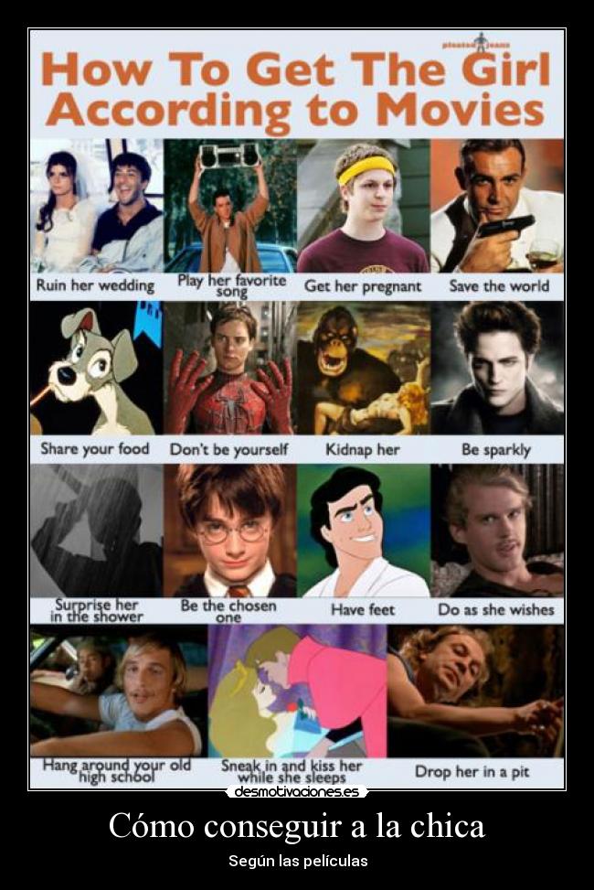 Cómo conseguir a la chica - Según las películas