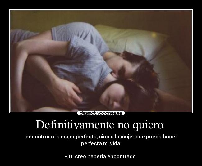 Definitivamente no quiero  - 