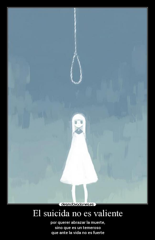 El suicida no es valiente - 