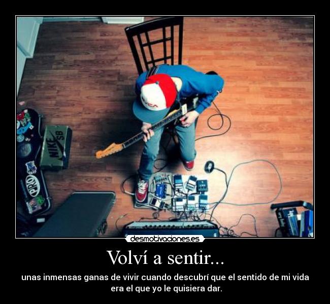 Volví a sentir... - 