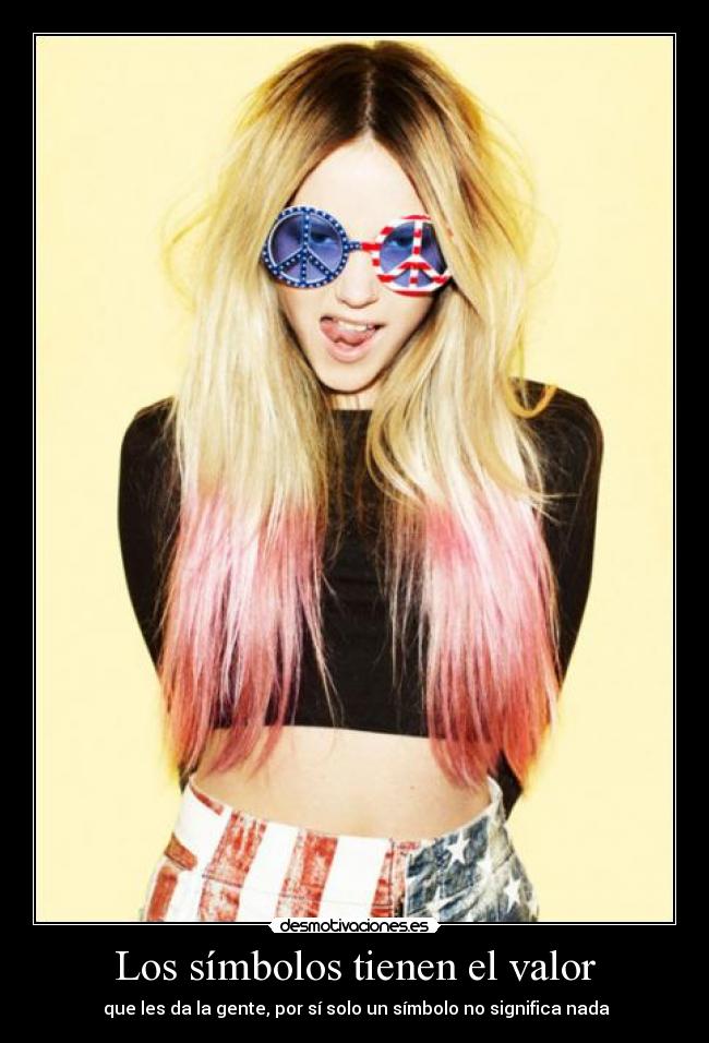 Los símbolos tienen el valor -