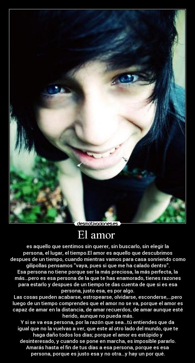 El amor -