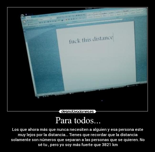 Para todos... -