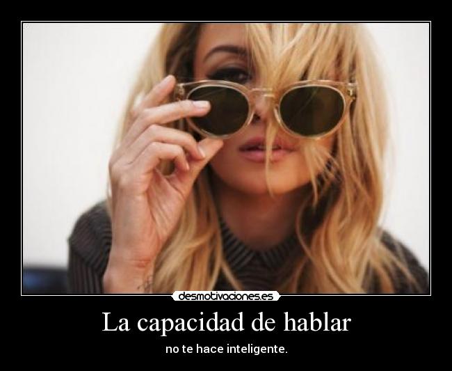 La capacidad de hablar -