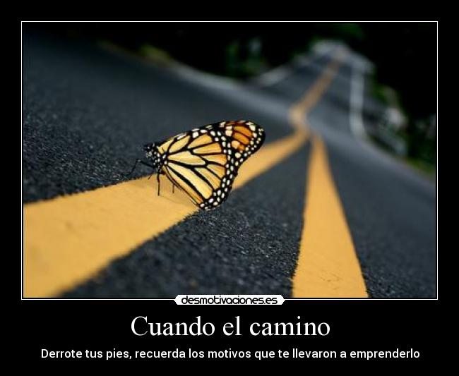 Cuando el camino -
