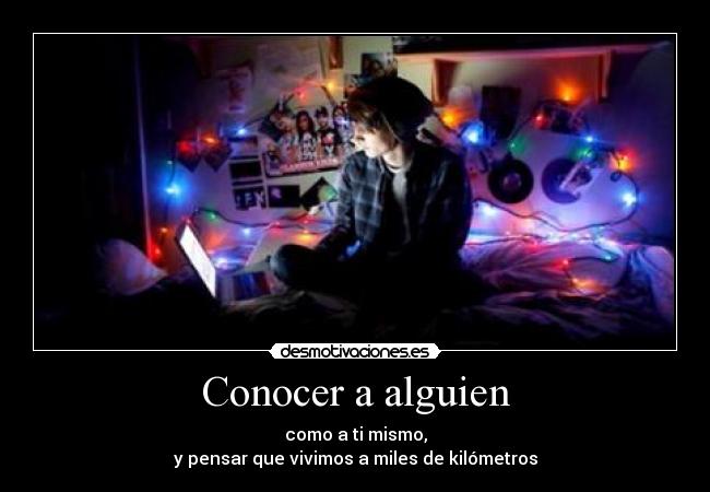 Conocer a alguien -