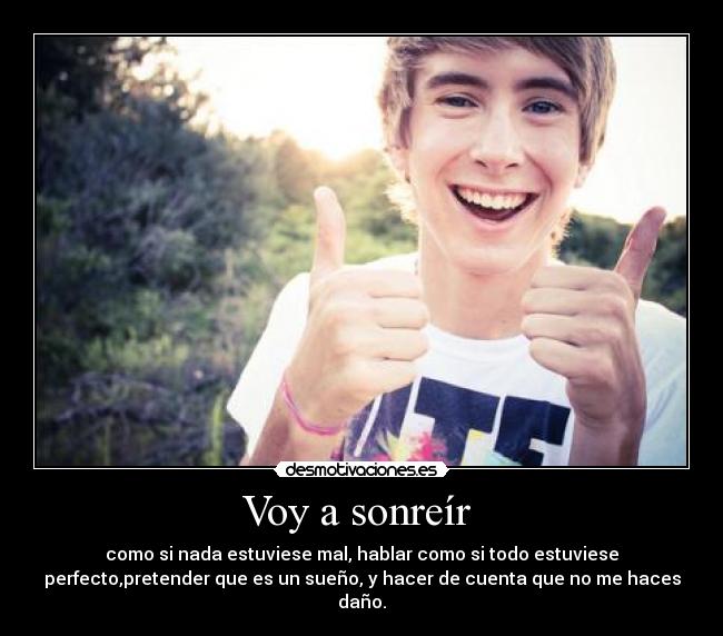 Voy a sonreír -