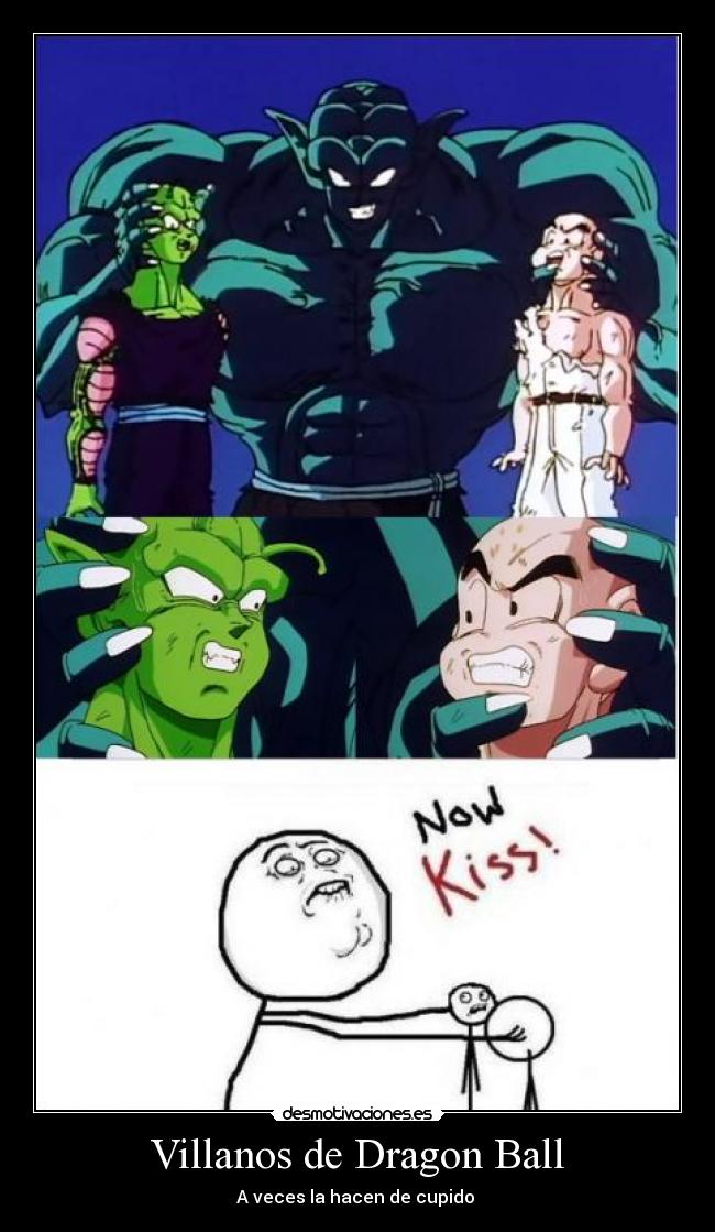 Villanos de Dragon Ball - A veces la hacen de cupido 