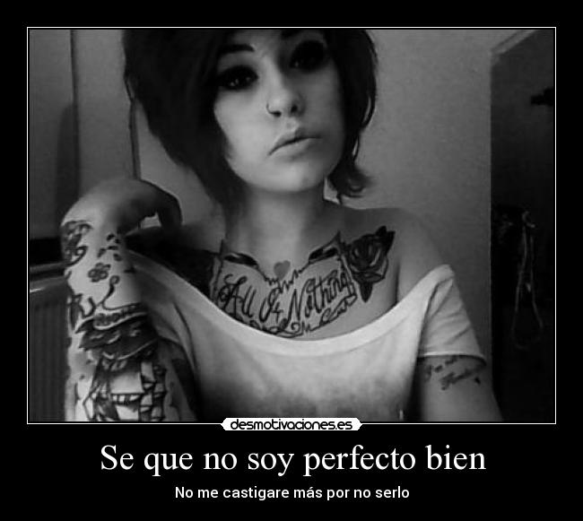 Se que no soy perfecto bien - 