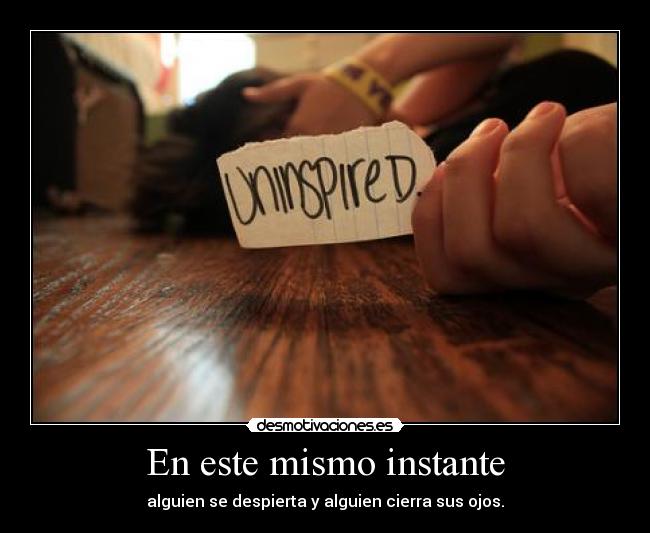 En este mismo instante -