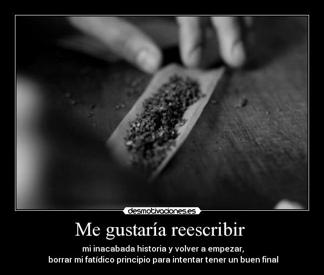 Me gustaría reescribir -