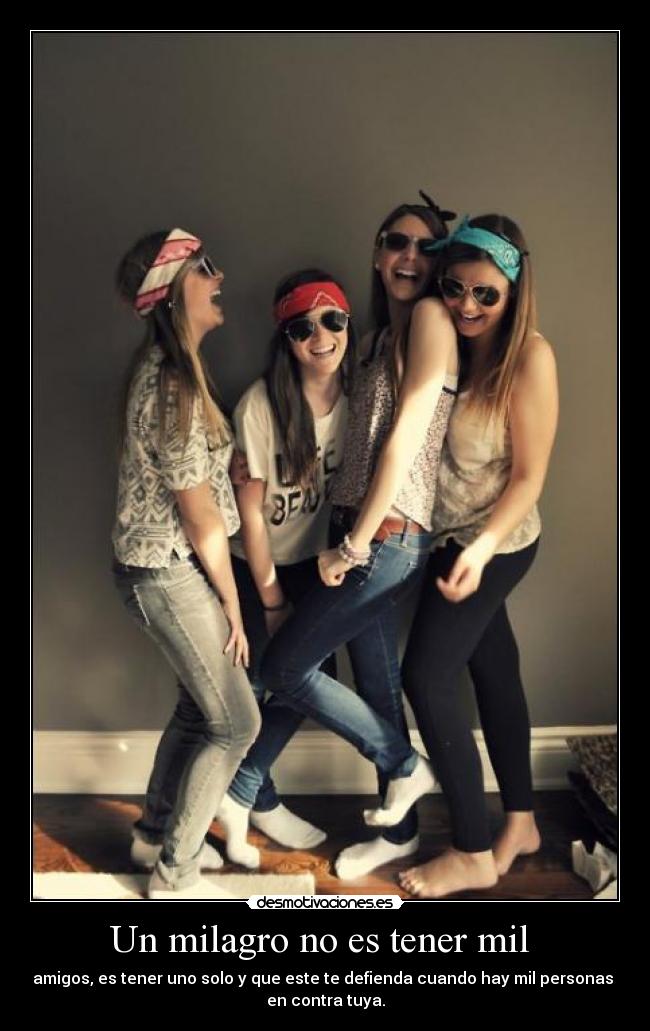 Un milagro no es tener mil  - 