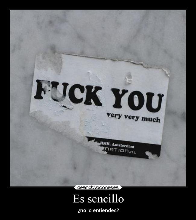 Es sencillo -