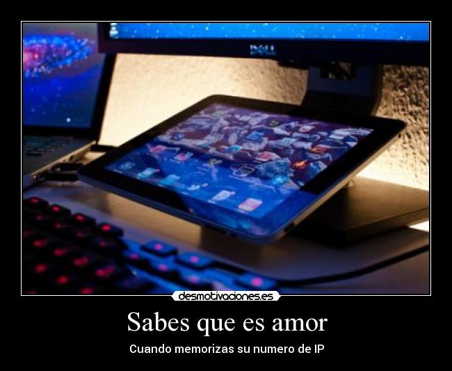 Sabes que es amor -