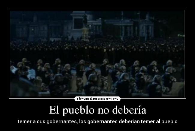 El pueblo no debería - 