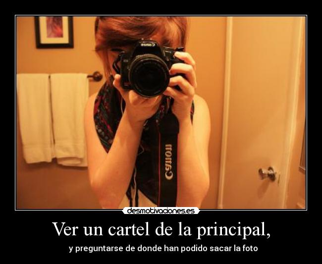 Ver un cartel de la principal, - 