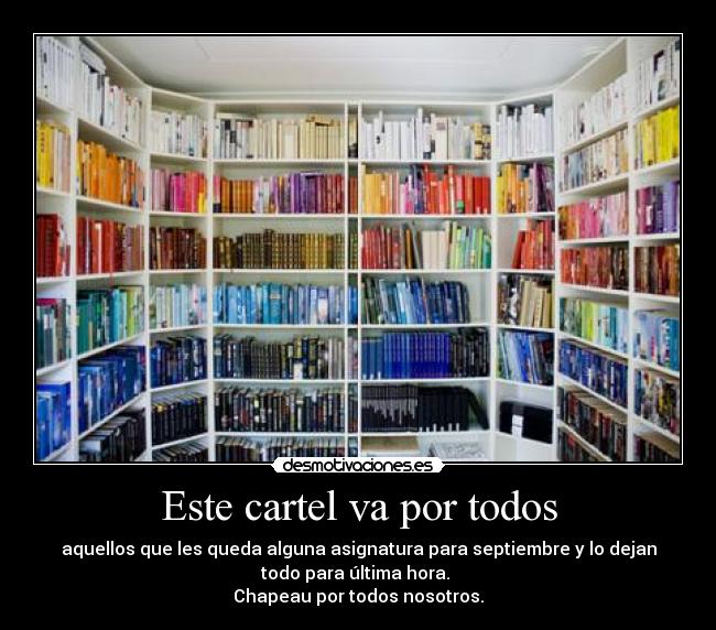 Este cartel va por todos -