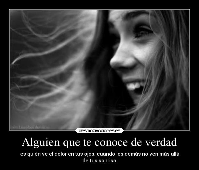 Alguien que te conoce de verdad -