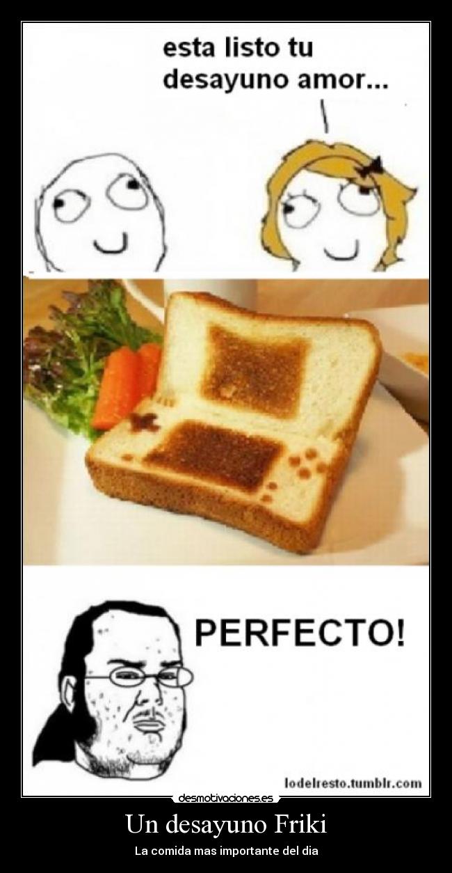Un desayuno Friki - La comida mas importante del dia