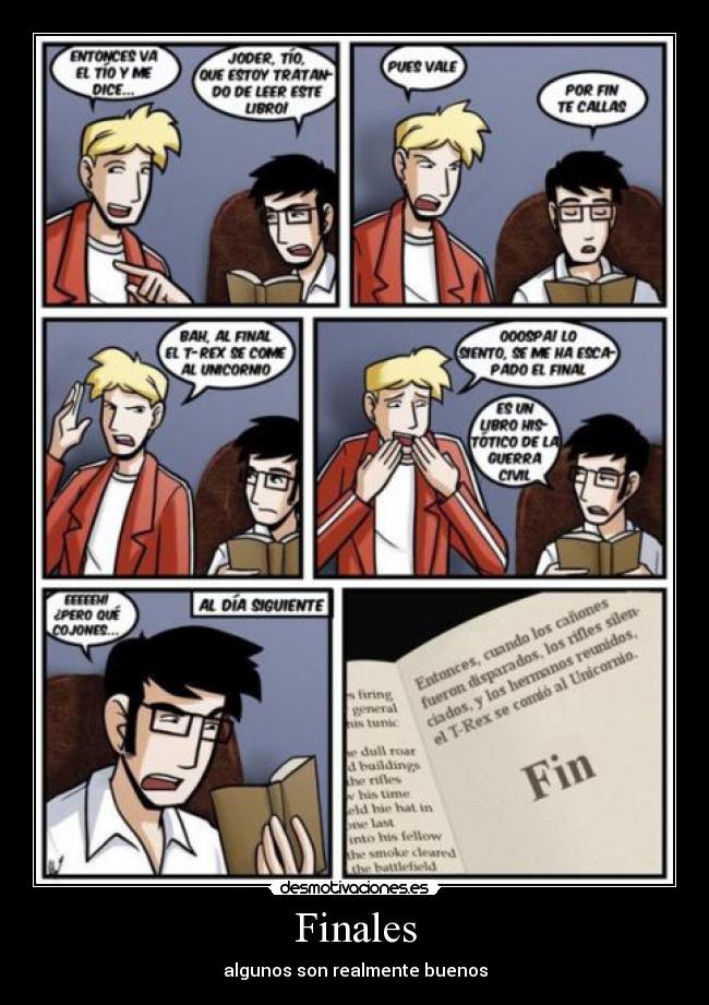 carteles final libro desmotivaciones