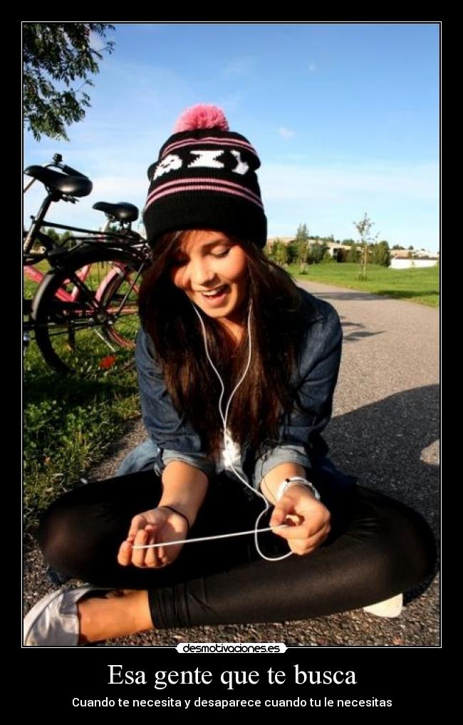 Esa gente que te busca - 