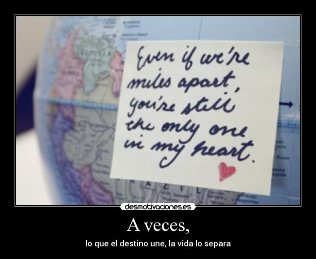 A veces, - 