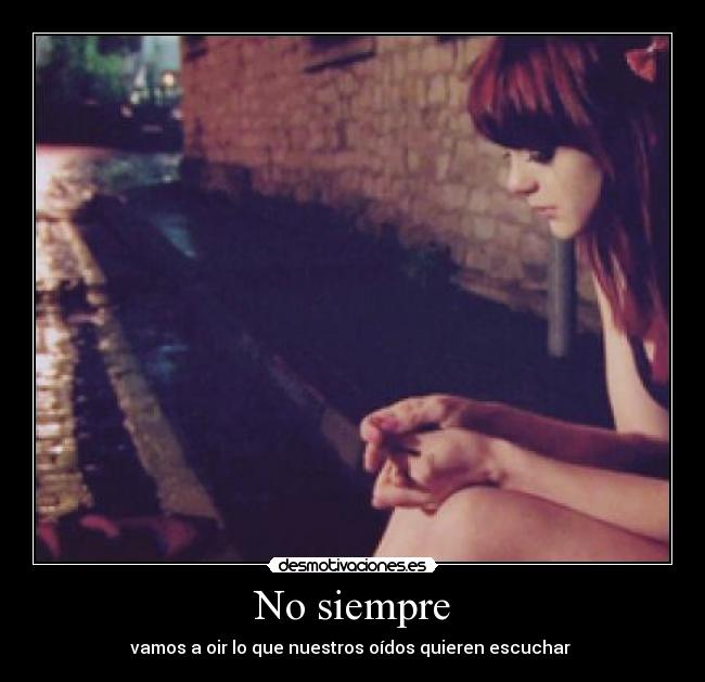 No siempre - 
