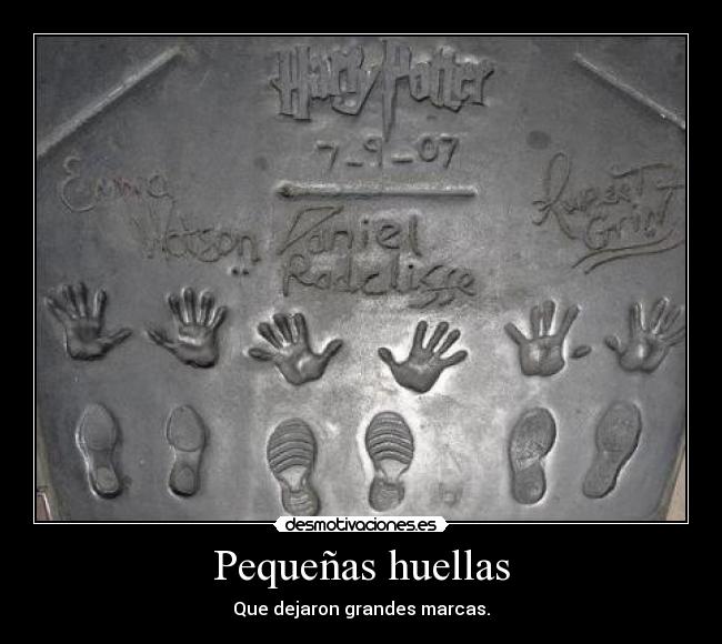 Pequeñas huellas - 