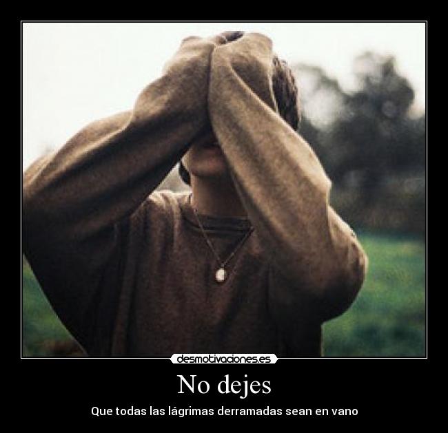 No dejes - 