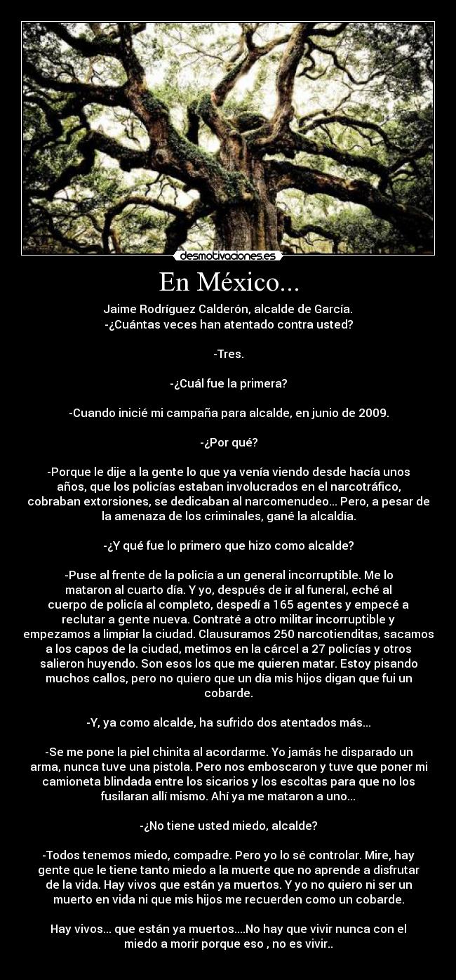 En México... -