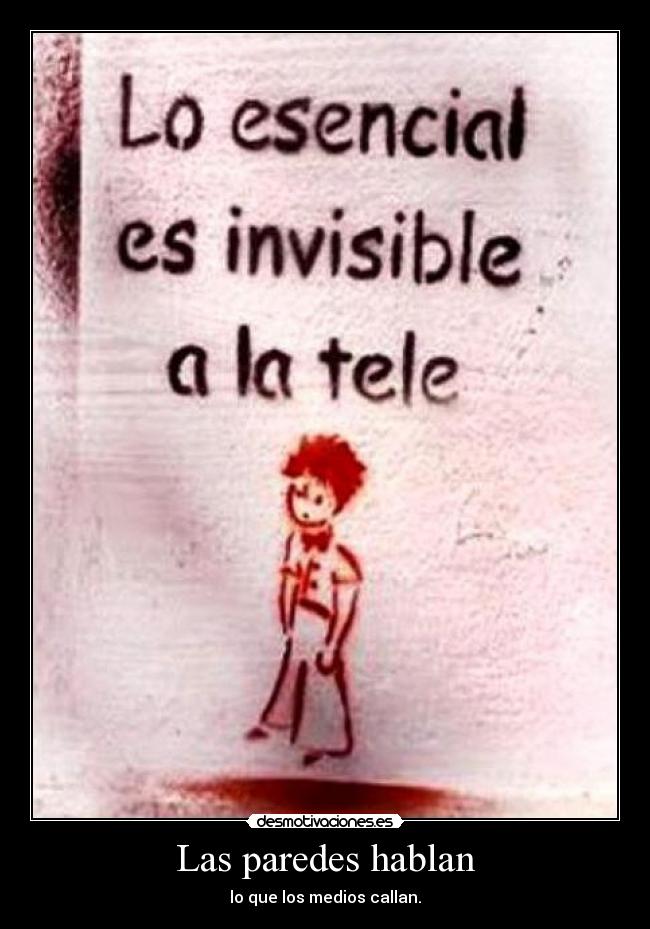 Las paredes hablan -
