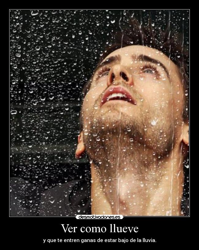Ver como llueve - 
