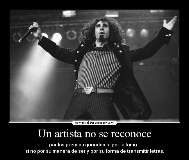 Un artista no se reconoce - 