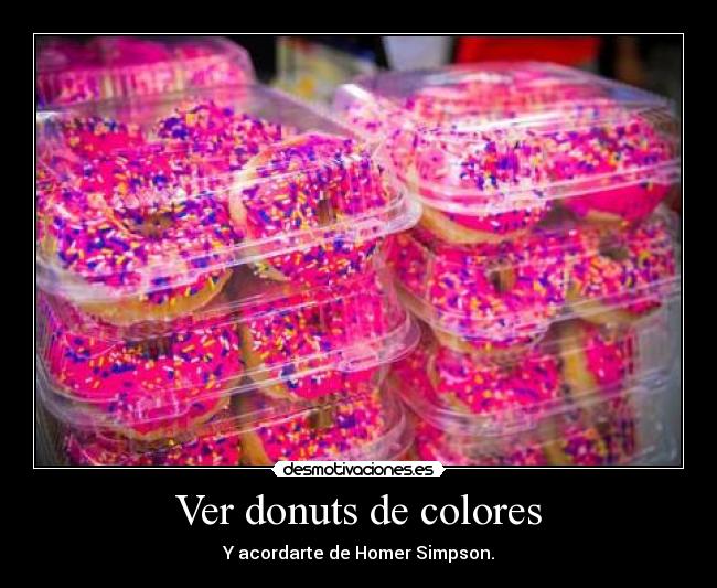 Ver donuts de colores -