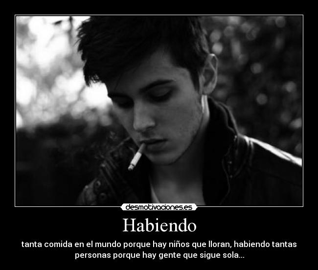 Habiendo -