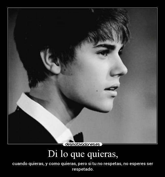 Di lo que quieras, - 