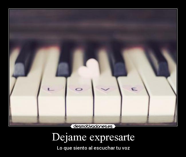 Dejame expresarte - 