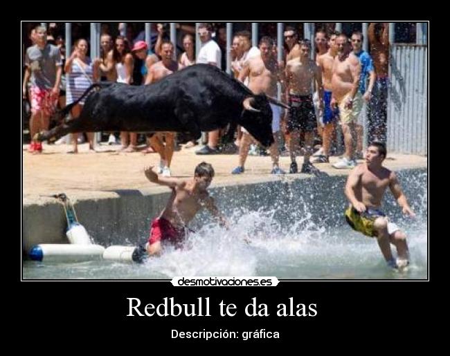 Redbull te da alas -