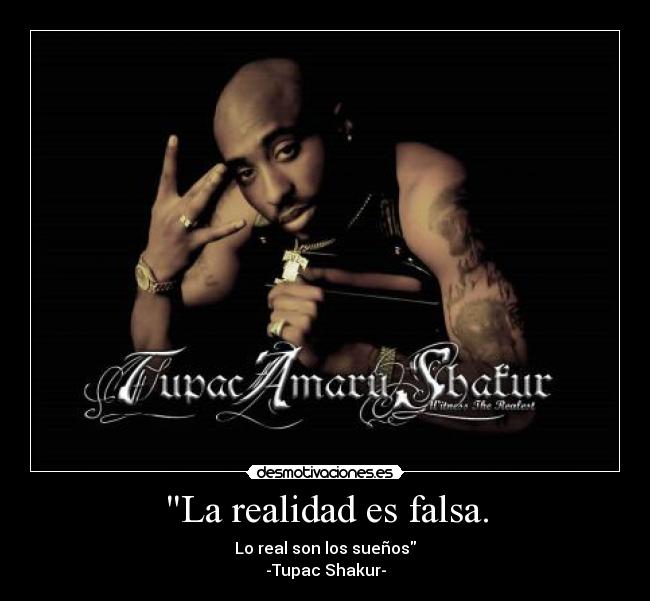 La realidad es falsa. - 
