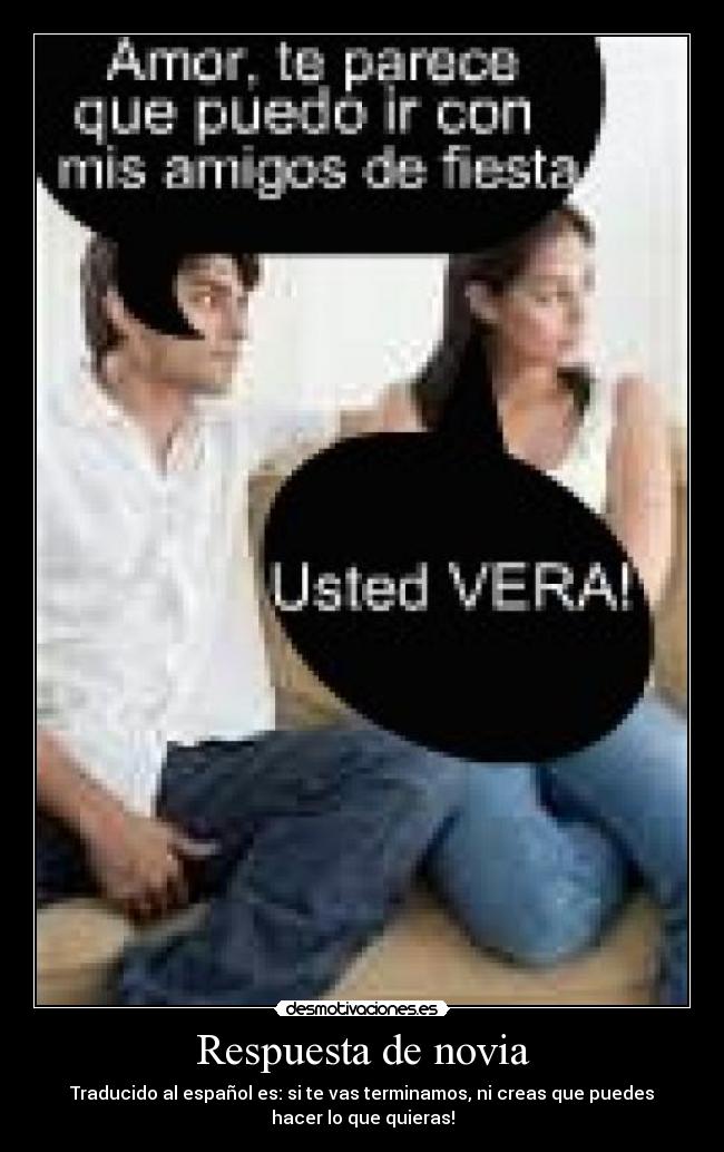 Respuesta de novia - 