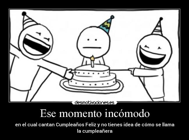 Ese momento incómodo - 