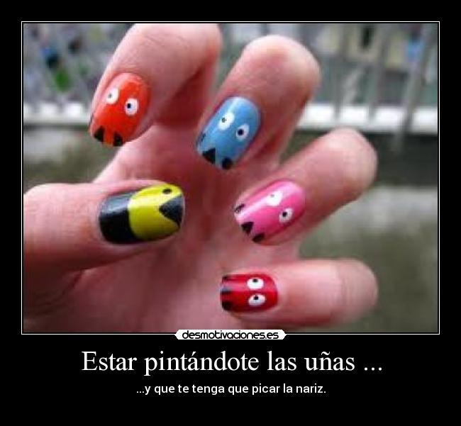 carteles unas picar nariz desmotivaciones