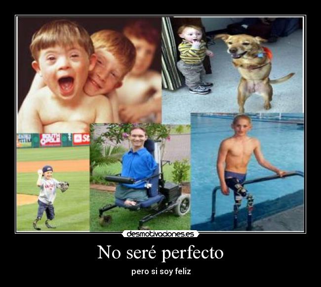 No seré perfecto -