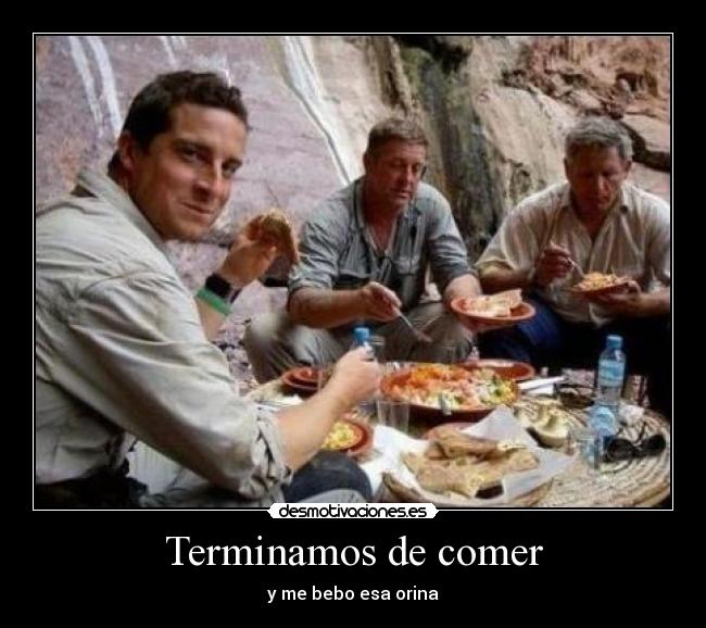 Terminamos de comer - 