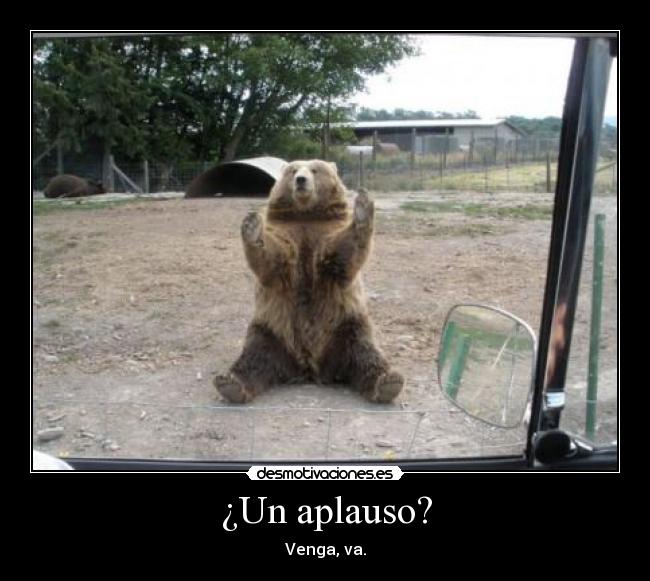 ¿Un aplauso? - 