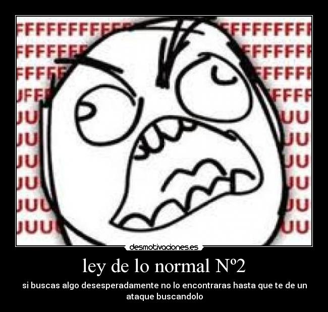 ley de lo normal Nº2 -