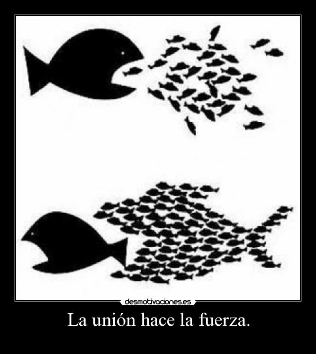 carteles union hace fuerza desmotivaciones