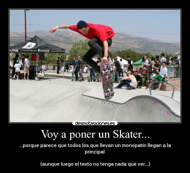 carteles skater monopatin principal desmotivaciones