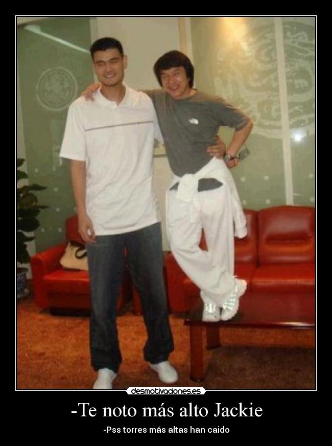 -Te noto más alto Jackie -